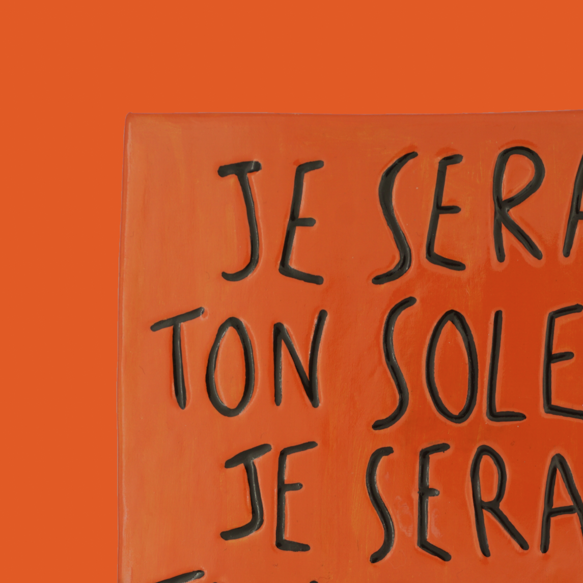 Tuile d'argile Soleil